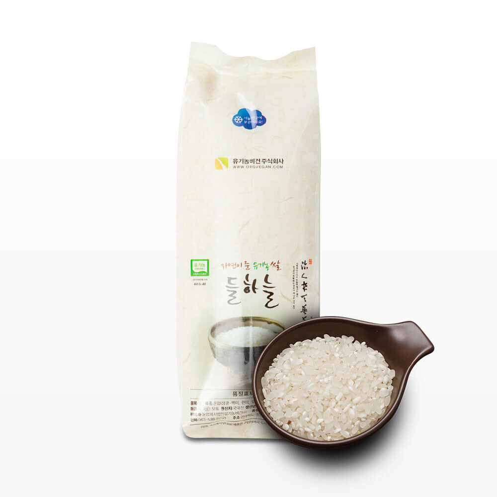 백미 / 1kg / 들하늘 유기농쌀